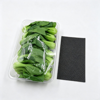 Tampons absorbants jetables pour fruits, feuilles absorbantes de qualité alimentaire pour l'emballage de la chaîne du froid des myrtilles, concombres et légumes frais