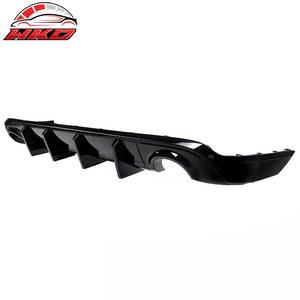 Lèvre de pare-chocs arrière noire brillante V1 pour Dodge Durango 2011-2025 – Diffuseur, aileron et kit carrosserie de haute qualité - Product Image 2