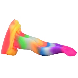Juguetes Sexuales Luminosos con Forma de Lengua de Lobo para Hombres y Mujeres, Orgasmo Vaginal, Masturbación, Plug Anal Luminoso con Forma de Animal Alienígena - Product Image 4