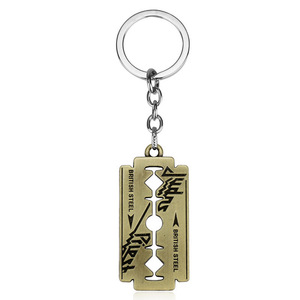 Collier pendentif en forme de lame de rasoir Judas Priest, groupe de rock hip-hop, longue chaîne, collier en métal pour homme - Product Image 2