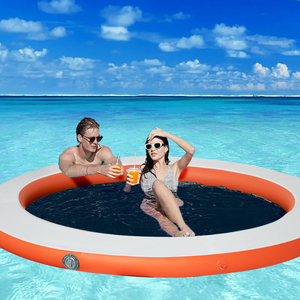 Plateforme flottante gonflable pour adultes avec échelle amovible - Product Image 3