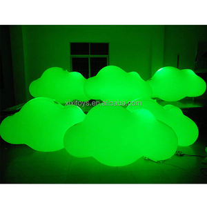 Ballons publicitaires gonflables LED en forme de nuage, décorations de club, éclairage RGB, garantie 2 ans, gonflage personnalisable - Product Image 3