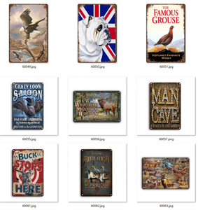 Man Cave Bears Birds Deers Metal Sign Metal Plates for Wall Home Craft Cafe <strong>Music</strong> Bar Garage Decoration <strong>Vintage</strong> <strong>Poster</strong> - Product Image 4