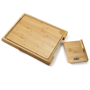 Tagliere in Bambù Naturale BSCI con Bilancia da Cucina Integrata, Capacità 5KG, Prezzo di Fabbrica - Product Image 3