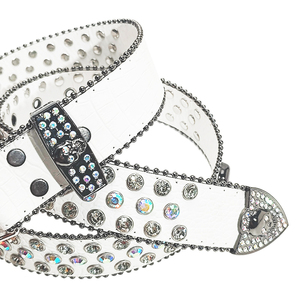 Özel çapraz tasarım gümüş çinko alaşım kristal toka kadın parti elbise için Rhinestone kemer kişiselleştirilmiş aksesuar - Product Image 2