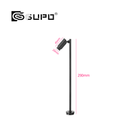 Lampe de vitrine à bijoux LED GUPO 3W à contrôle tactile rechargeable Type-C, CRI92, 360° °   Spot lumineux rotatif sans fil pour armoire