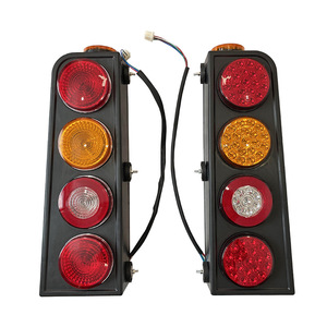 Luces Traseras LED Km08 24V 600x230mm para Automóvil, Reequipamiento, Luz de Freno de Alta Luminosidad, Par Izquierdo y Derecho - Product Image 3