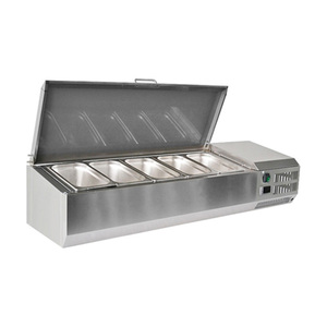 Préparation des ingrédients de comptoir <span class=keywords><strong>réfrigérateur</strong></span> présentoir des aliments de table - Product Image 1