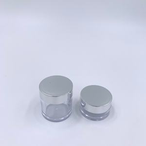 Contenants cosmétiques vides de luxe OEM de 15 ml, 1 oz, 2 oz, 4 oz, 8 oz, emballages cosmétiques biodégradables, pot en plastique pour crème avec couvercle doré - Product Image 5