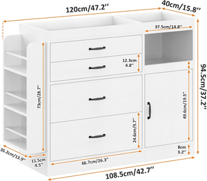 Table à langer ISO9001, commode pour bébé, station à couches moderne pour chambre d'enfant - Product Image 3