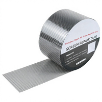 XFD 1x50 mètre, moustiquaire invisible en maille PET moderne et lavable pour fenêtre ou porte, rouleau de filet anti-insectes