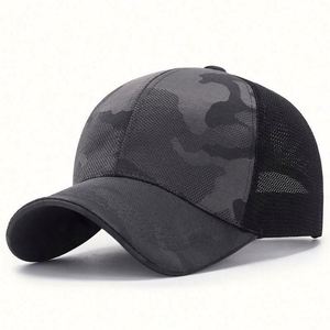 Casquette de baseball respirante en maille, réglable, écologique, avec logo personnalisé, camouflage, été, nouvelle collection, protection solaire, pour hommes et femmes, décontractée, sport, extérieur - Product Image 5