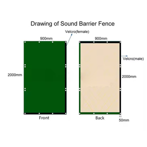 <span class=keywords><strong>Pannelli</strong></span> di recinzione insonorizzati in vinile modulare-<span class=keywords><strong>pannelli</strong></span> in PVC ad incastro per il sito di manutenzione ferroviaria - Product Image 6