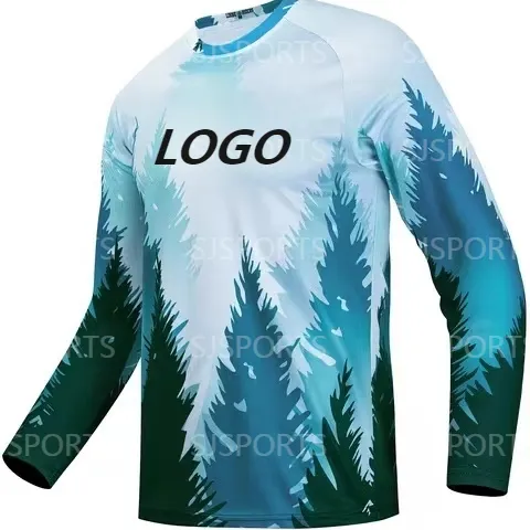 Yeni Motocross Jersey Maillot Ciclismo Hombre DH MTB MX yokuş aşağı Jersey MTB Jersey Off Road dağ bisiklet tişörtü