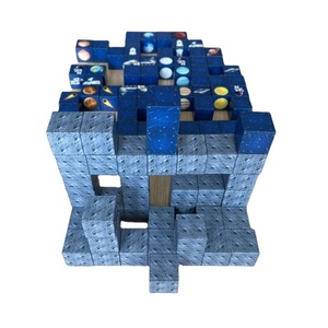 25 años de regalos de Navidad de Halloween bloques de construcción magnéticos 100 uds/250 uds/554 Uds <span class=keywords><strong>cubos</strong></span> magnéticos personalizados para niños de 3 años en adelante - Product Image 3
