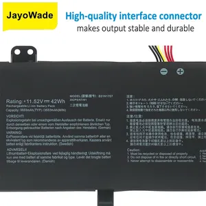 Fabriek Nieuwe B31n1707 Laptop Batterij Voor Asus Vivoboek S14 S410uq S410un S41oun S 4100V S4100vn S4200u X411ua X411uf X411un X411un X411uq - Product Image 3