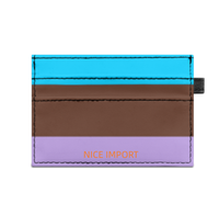 Achillean Rainbow Super Slim Doppelseitig bedruckter Kartenhalter, tragbarer Kreditkartenhalter aus PU-Leder für Männer und Frauen