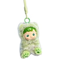 Porte-clés pendentif en peluche personnalisé en vinyle, mignon et adorable, 12 cm, pour les 5-7 ans, décoration de sac à dos, cadeaux pour filles