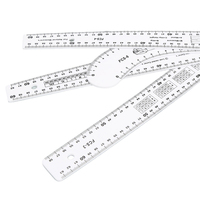 Ensemble de règles de mesure robustes pour la couture, outils de mesure pour tailleur, pour travaux de couture industrielle