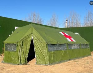 Tente de secours portable grand format en PVC avec structure en acier, monocouche, pour 20 personnes, imperméable, pour interventions d'urgence en cas de catastrophe - Vente flash - Product Image 6