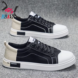 Zapatos Planos Deportivos Transpirables de Lona con Cordones para Estudiantes, Antideslizantes, para Hombre, Moda 2025 - Product Image 3