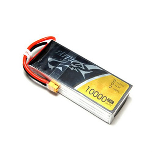 แบตเตอรี่ลิเธียมโพลิเมอร์ TATTU 10000mAh 25C 4S 14.8V พร้อมหัวต่อ XT60 ได้รับการรับรองมาตรฐาน CE จากกวางตุ้ง ประเทศจีน - Product Image 2