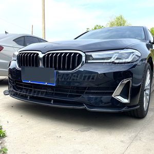 Para BMW Serie 5 G30 G31 520i 525i 530i 2021+ Kit de carrocería: Labio de parachoques delantero, alerón, difusor, divisores, faldones, cubierta protectora y embellecedor - Product Image 4