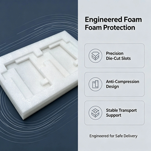 Espuma de Poliuretano y EPE Blanca de Alta Densidad Personalizada, Material de Embalaje Eficiente para Protección Contra Impactos - Product Image 5