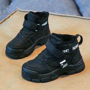 Botas de invierno Unisex para niños, nuevos zapatos deportivos, cierre de cremallera, informal, cálido, otoño, primavera, deporte, moda para niños y niñas - Product Image 2