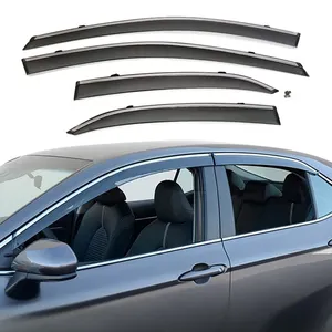 StarNav For 2018-2021 Rain Eyebrow Car <b>Window</b> Visor Smoke Guard Deflector <b>Vent</b> Shade Rain Cap Cover Body kits - Product Image 1