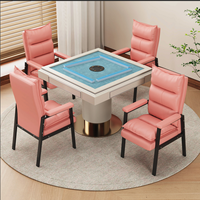 Ensemble de chaises ergonomiques commerciales pour tables de mahjong - Sièges confortables pour salles de jeux, restaurants et clubs