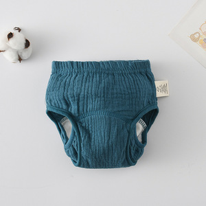 Pantalones de entrenamiento absorbentes suaves de algodón orgánico para niños pequeños para ir al baño, ropa interior de entrenamiento para bebés - Product Image 4