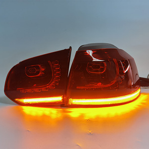 Conjunto de Luces Traseras LED para Volkswagen Golf 6, Negro y Rojo, ABS, Mejora de Diseño - Product Image 2