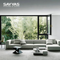 Ventana de PVC Serie 88 Resistente a la Intemperie Tropical, Impermeable y a Prueba de Polvo para el Sudeste Asiático, Ventanas Sayyas DC88