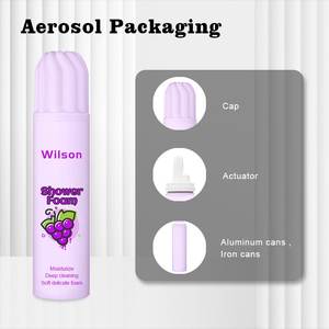 Mousse de espuma de ducha de 265ml, precio de fábrica de alta calidad, limpieza de la piel, espuma calmante de aminoácidos, lavado corporal, espuma blanqueadora de burbujas - Product Image 3