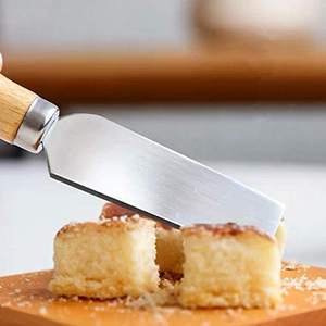 Juego de Cuchillos para Queso de Lujo Más Popular, Tabla de Cortar de Vidrio y Acero Inoxidable, Soporte de Madera, Rebanador de Queso, Espátula, Esparcidor - Product Image 3