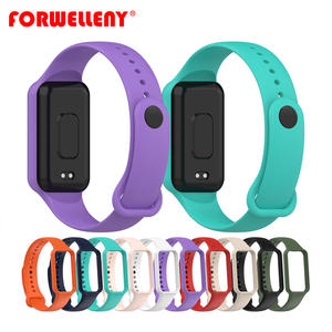 Bracelet de remplacement en silicone caoutchouc Forwelleny pour montre connectée <span class=keywords><strong>Huami</strong></span> <span class=keywords><strong>Amazfit</strong></span> Band 7 Sport - Product Image 2