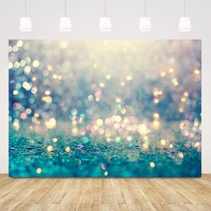Fondo de papel 3D de nuevo estilo, Fondo de estudio fotográfico de vinilo, puntos brillantes de oro verde azulado para vídeos y fotografía de cumpleaños y bodas - Product Image 4