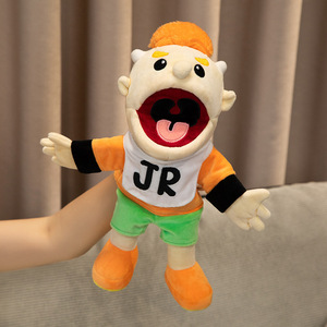 Jeff Series Grandes marionnettes à main en peluche Coton Ventriloque Zombie Multi-Character 31-50cm Bouches mobiles Jardin d'enfants interactif - Product Image 4