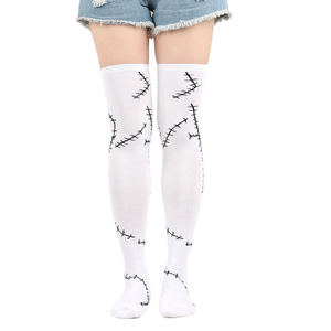 Guantes y Calcetines de Cosplay de Sally de la Película, Guantes Largos sin Dedos con Costuras de Zombi, Mitones hasta el Codo, Medias, Conjunto de Accesorios para Disfraz de Halloween - Product Image 6