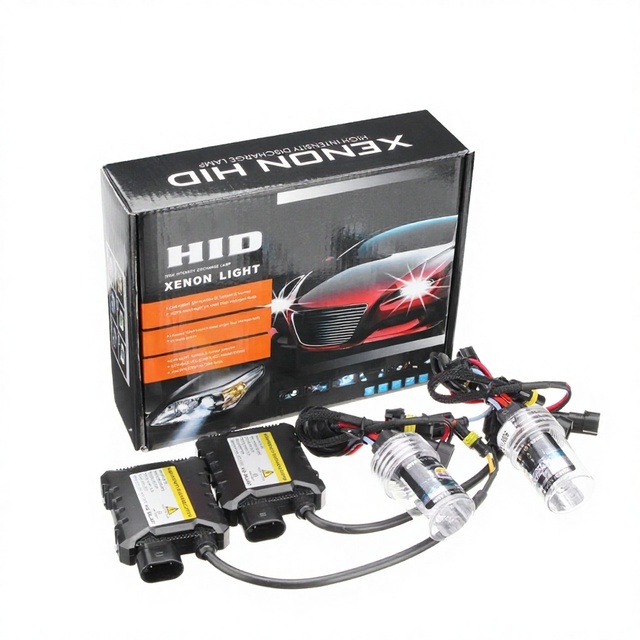 New HID Xenon Headlight Kit 35W/55W Ballast 12V 6500 Lumens New Universal Fitment