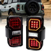 Ensemble de feux arrière LED Lava Prism pour Ford Bronco 2021-2026 avec clignotant, feu de recul et feu stop