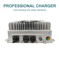 Chargeur embarqué Longrun Q2-3300 OBC 3,3 kW 48 V-312 V à refroidissement par air avec ventilateur 72 V pour voitures électriques et voiturettes de golf 12 V