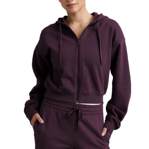 Conjuntos Deportivos de Algodón Puro para Mujer con Logotipo Personalizado, Conjuntos para Correr, Ropa Deportiva, Chándales para Mujer - Product Image 3