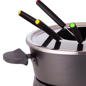 Chinois pas cher inox chocolat fromage marmite poteau électrique A Fondue <span class=keywords><strong>Raclette</strong></span> - Product Image 5