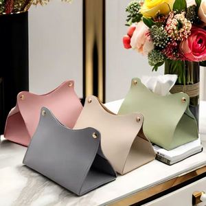 PU Leather Embossed <b>Tissue</b> Case & Napkin Holder Organizer-12 Colors Portable Promotional Gift for <b>Weddings</b> Home/Office/Car Use - Product Image 1