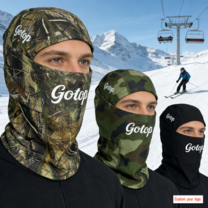 <span class=keywords><strong>Masque</strong></span> intégral personnalisé avec logo brodé réfléchissant, respirant, coupe-vent, pour le cyclisme, le ski, les sports, unisexe - Product Image 3
