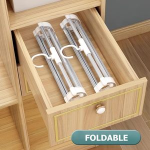 شماعات بنطلونات موفرة للمساحة على شكل سحابة لتعليق السراويل والبنطلونات الضيقة والأوشحة وربطات العنق والملاءات، منظمات خزانة وحاملات ملابس - Product Image 3