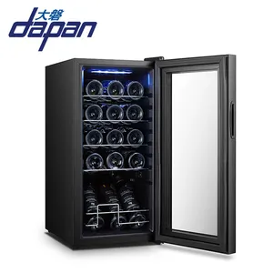 Electric Wine Refrigerators Adjustable Temperature Wine Cooler Blue Wine Bottle Cooler