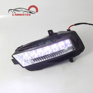 CARMATES pour VW Volkswagen <span class=keywords><strong>Golf</strong></span> <span class=keywords><strong>7</strong></span> 2013 2014 MK7 voiture pare-chocs avant lumière du <span class=keywords><strong>jour</strong></span> LED DRL feux <span class=keywords><strong>de</strong></span> brouillard diurnes - Product Image 5